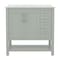 Flash Furniture Vega 36 Inch Vanity w/Sink, Storage Cabinet w/Soft Close Doors, Open Shelf and 3 Drawers, Sage FS-VEGA36-KD-SG-GG - alternate 10